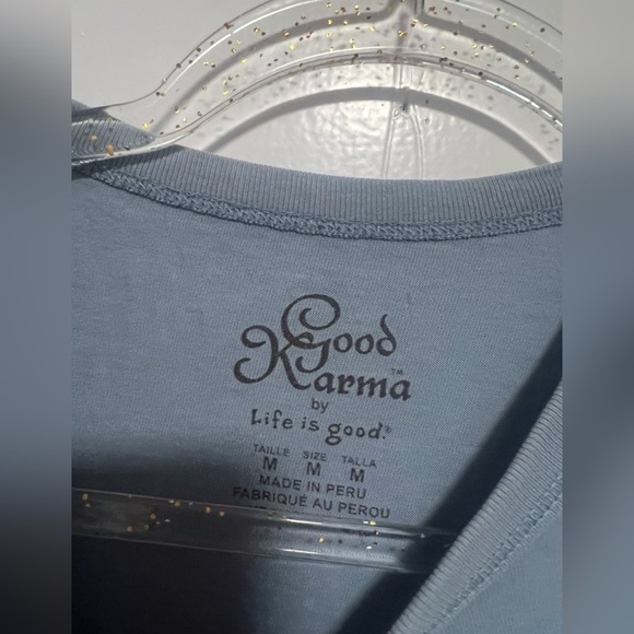 Good Karma Life is Good shirt UNISEX Size M - Picture 2 of 3